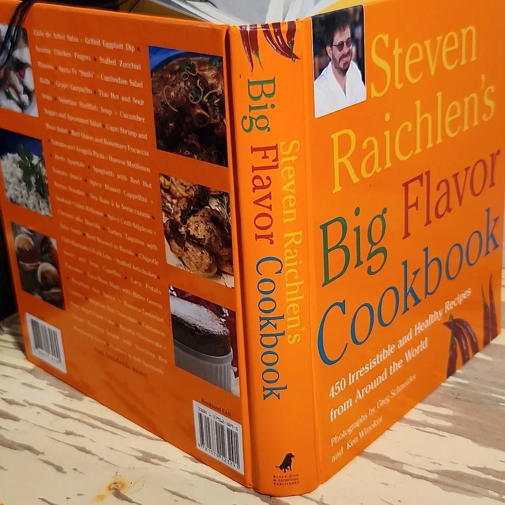 Steven Raichlen's Big Flavor Cookbook Hardcover 450 Irresistible Healthy…